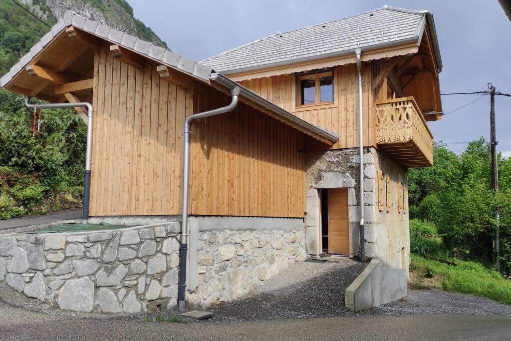 L'Echappee Belle En Montagne - Site Location-Chalet Mieussy Dış mekan fotoğraf